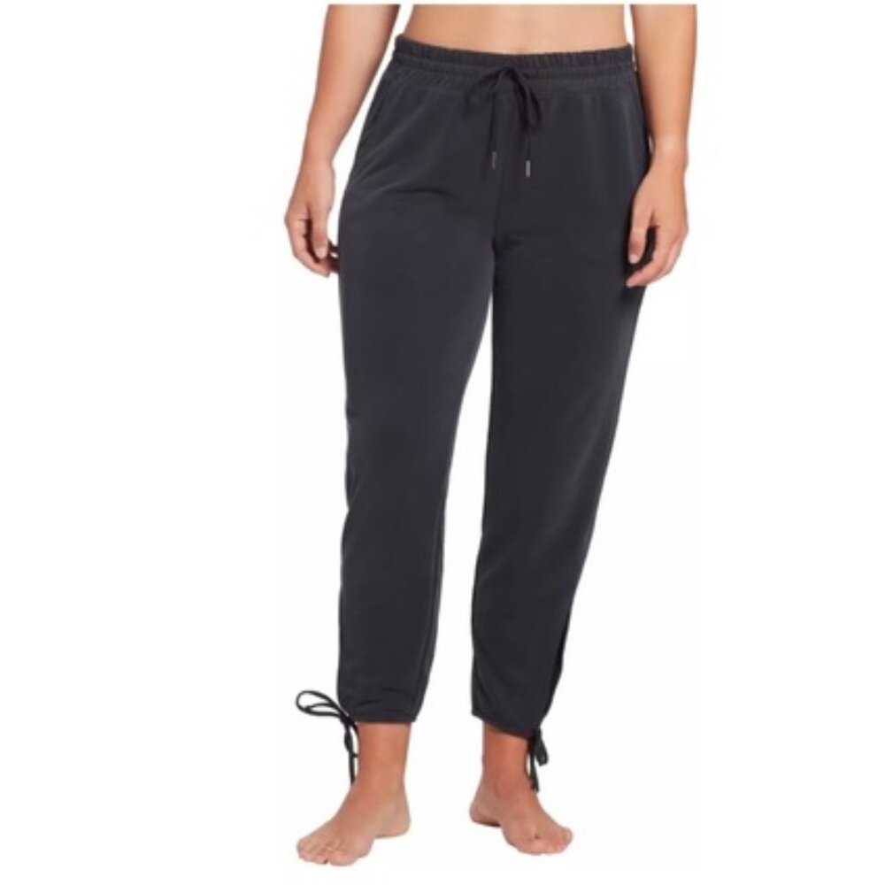 CALIA by Carrie Underwood Journey Side Tie Joggers Black Size M